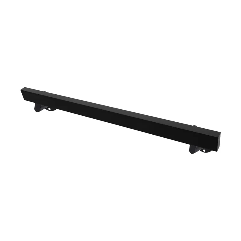 Stainless Steel Flush Handrail Wall Mount Modern Stair Railing with Corrosion Resistant Spray Finish Super Heavy Duty Construction Rated 200 Pounds Hella Safe and Durable Design Keeps Your Stairs Secure While Adding a Clean Industrial Look to Any Space