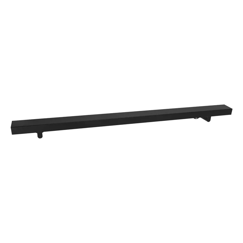 Heavy Duty Stainless Steel Flush Wall Mounted Handrail Matte Black Stair Railing Built Tough For Secure Grip Legit Safe Upgrade For Homes And Condos Quick DIY Install