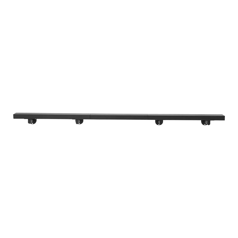 Rock Solid Wall Mount Handrail In Sleek Black Finish Forged From Premium Stainless Steel For Modern Staircases Hallways And Patios With Heavy Duty Support And Scratch Proof Coating That Takes A Beating While Holding Fast Up To Two Hundred Pounds