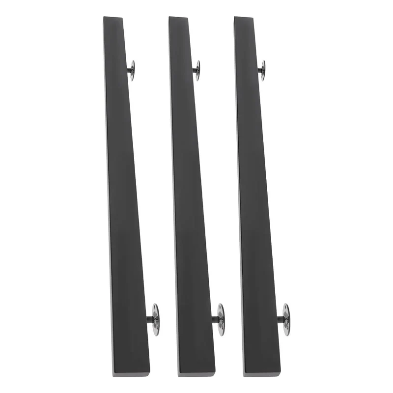 Rock Solid Wall Mounted Stair Handrail Premium Stainless Steel Safety Rail With Pre Drilled Mounting Holes Heavy Duty Frame Legit High Weight Capacity Smooth Matte Finish