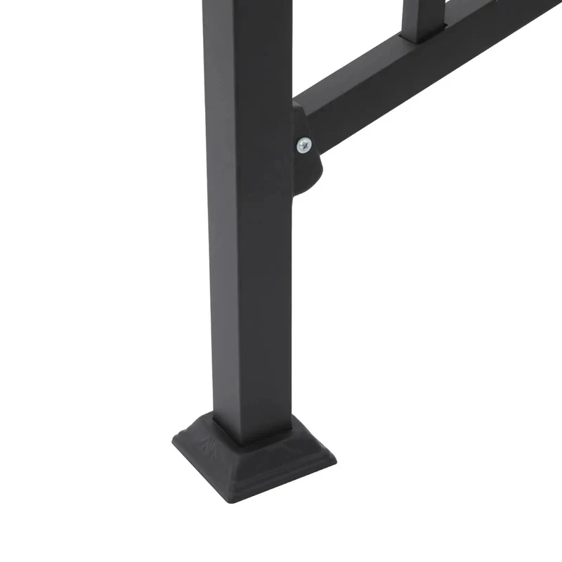 Kickass Four Step Stair Railing With Metal Fence For Indoor And Outdoor Steps Heavy Duty Steel Handrail Built Damn Tough For Everyday Use And Fast Mounting Setup