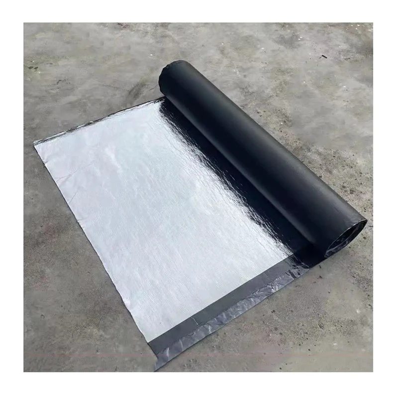 Heavy Duty Aluminum Foil Tape Self Adhesive Roofing Flashing Sealant Waterproof Underlayment Roll Hassle Free UV Reflective Tape For Sheds And Gutters Snug Fit Long Lasting All Weather Seal