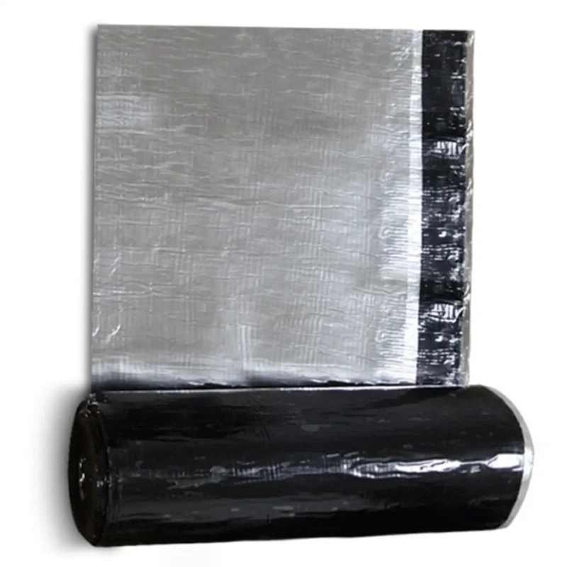 Plug And Play No Sweat Self Adhesive Roof Underlayment Roll With Reflective Aluminum Backing For Instant Watertight Shingle Flashing And Indoor Waterproofing For Sheds Floors And Lofts