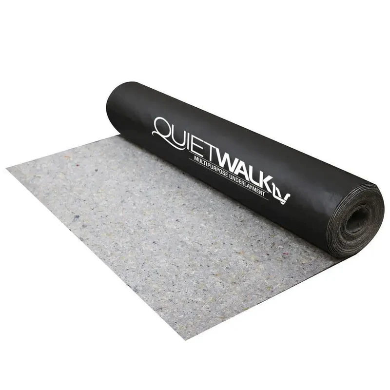Heavy Hitter Underlayment Roll For Luxury Vinyl Plank Laminate And Engineered Wood Floors Sound Blocking Dense Comfort 50 Square Foot Spool Straightforward Prep And Rigid Core Installation Projects