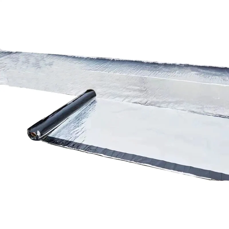 Heavy Duty Aluminum Foil Roofing Tape Self Adhesive Leak Proof Sealant Waterproof Shingle Repair Flashing Underlayment For Sheds Stops Wet Spots Cold Hangs Tough Outside