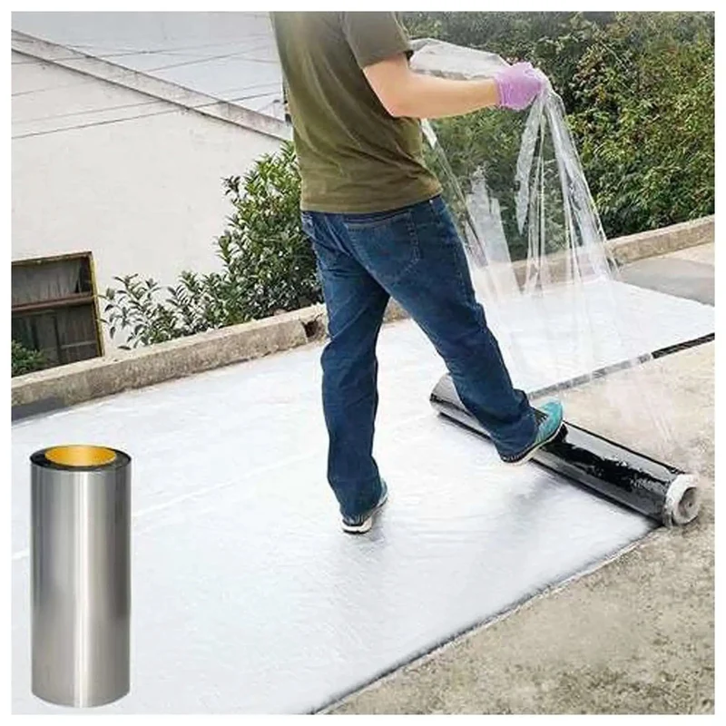 Heavy Duty Aluminum Foil Roofing Tape Self Adhesive Weatherproof Sealant With Flame Resistant Polymer Backing For Shingle Leak Repair And Gutter Patching