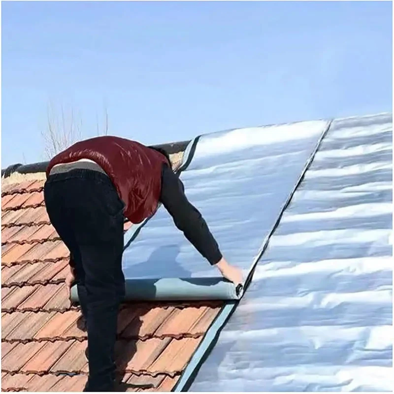 Heavy Duty Roof Repair Tape Self Adhesive Waterproof Aluminum Foil Roll For Leaks Badass All Season Weatherproof Leak Sealer Built Tough Patch Roll Non Shrinking Design For Shingles Or Gutters