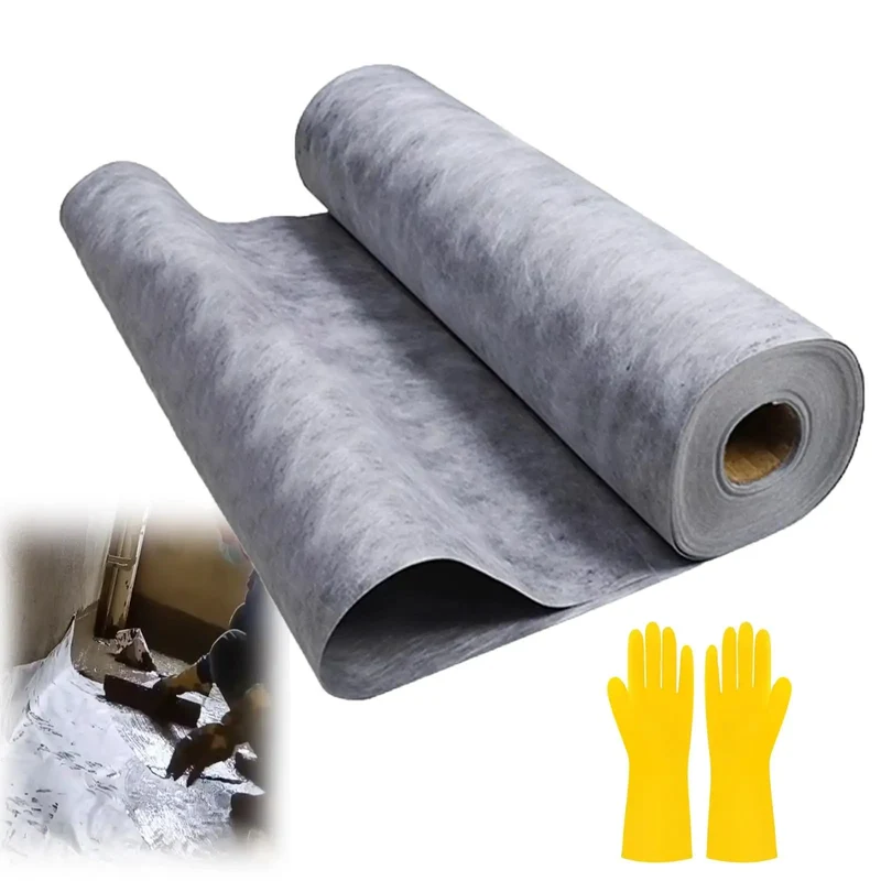 Heavy Duty Waterproof Uncoupling Membrane For Tile Floors And Showers Hella Durable Reinforced Sheet With Gloves 130 Feet Long Crack Isolation And Water Barriers Indoors And Outdoors Rugged Construction Ready No Fuss Installation Slick Performance