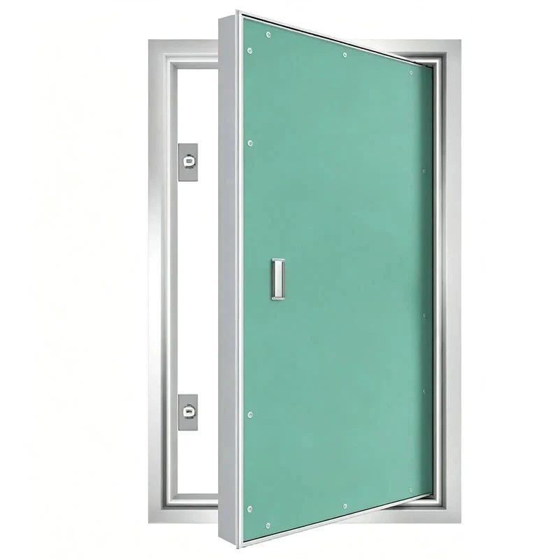 Sturdy Aluminum Alloy Recessed Drywall Access Panel Featuring Slick Flush Mount No Sweat Paint Match Seamless Ceiling Blend Easy Lift Handle For Swift Plumbing Updates And Home Fixes