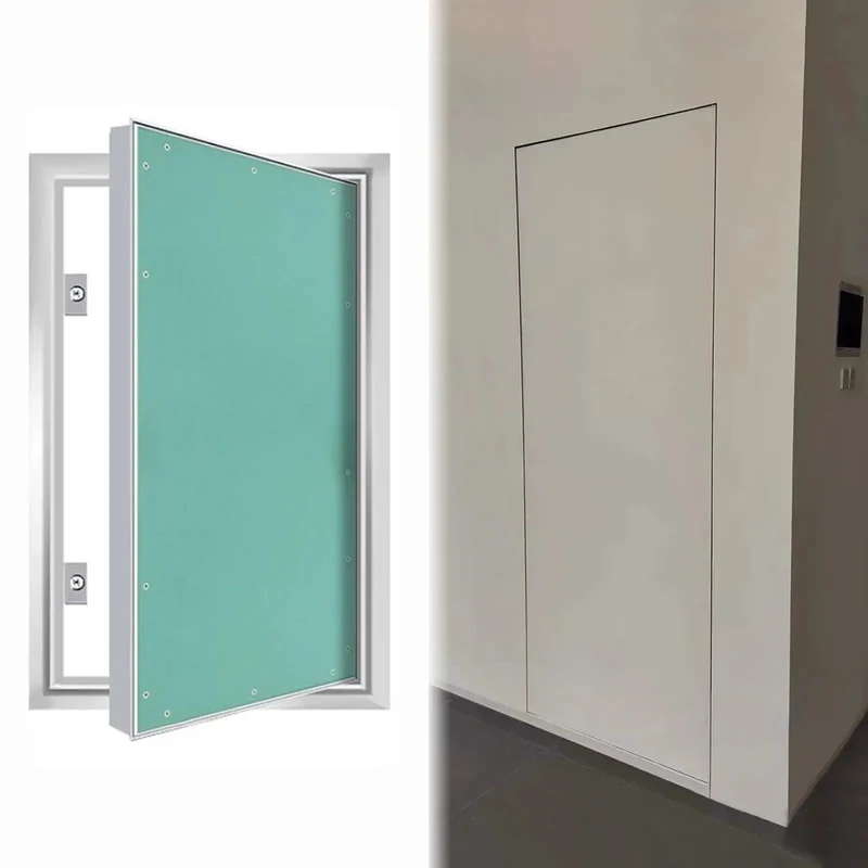 Straight Up Reliable Concealed Access Door For Drywall And Metal 16 By 44 Inch Plumbing Cover Panel With Secure Magnetic Seal Zero Hassle Install Solid Home Upgrade