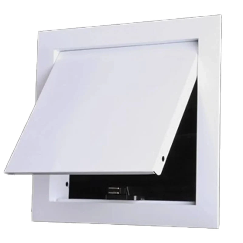 Slick Drywall Access Panel With Magnetic Lock, White Aluminum Frame For Wall And Ceiling, Quick Press Utility Cover For Hidden Plumbing, No Fuss Heavy Duty Steel Core, Fits Standard 40X35cm Openings Like A Charm