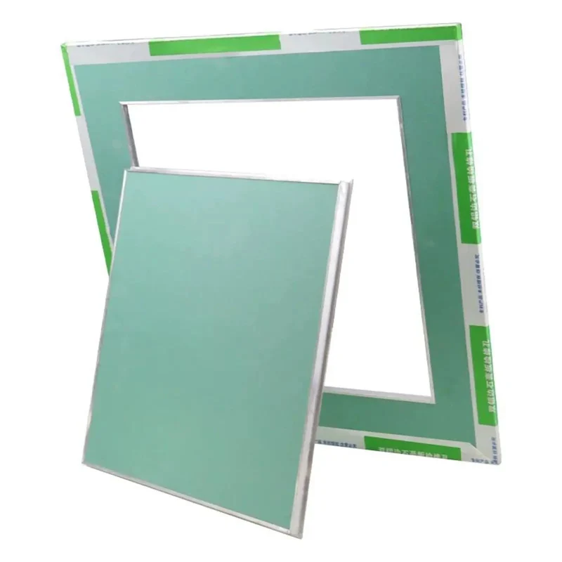 Slick Build Invisible Access Panel For Drywall Ceilings Featuring Rugged Aluminum Frame And Easy Peel Split Cover Engineered For Quick Hvac Or Network Cable Line Repair Work
