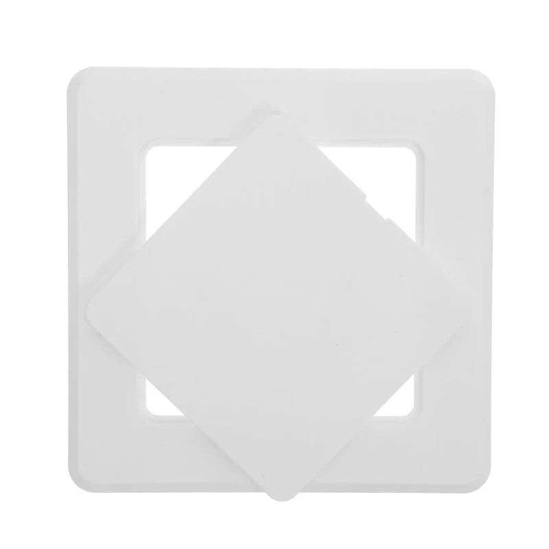 No Drill ABS Access Panel For Drywall Peel Stick Ceiling Pipe Cover Hides Nasty Pipes Dustproof Drop In Inspection Hatch Perfect For Basement Jobs Easy Swap Fix