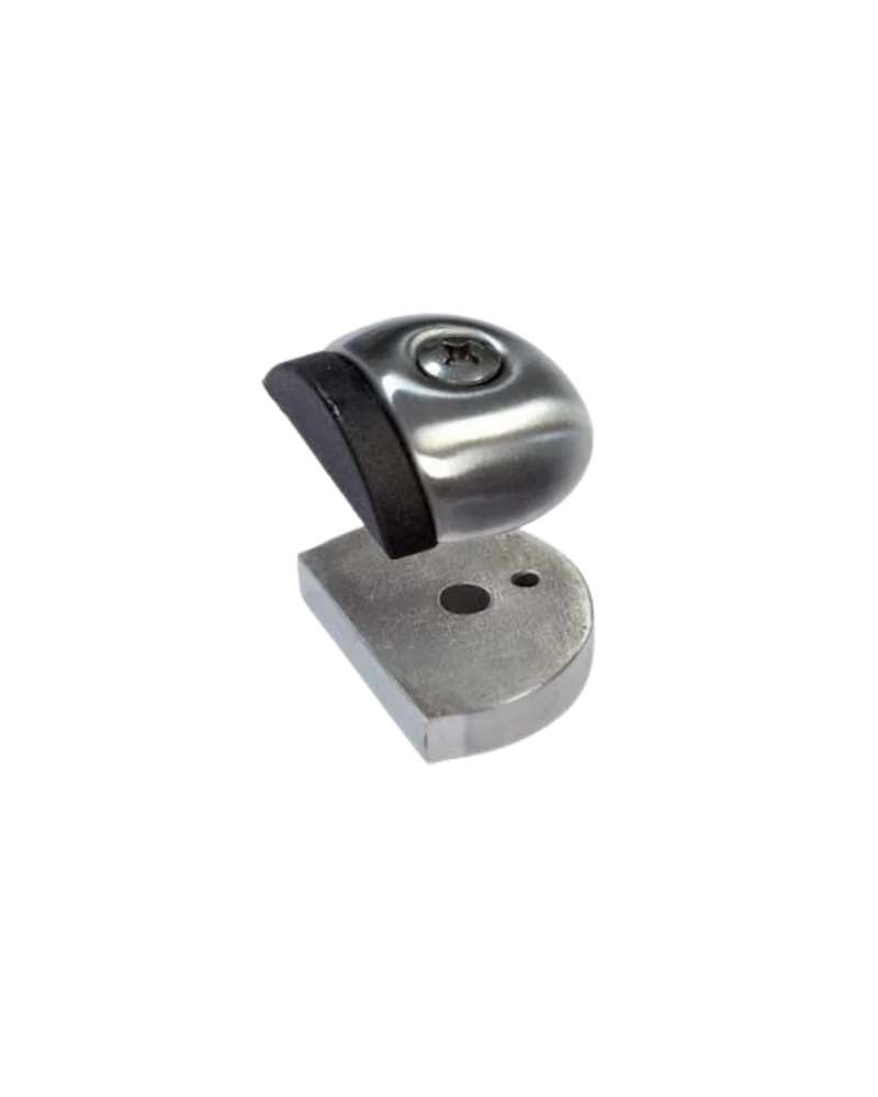 Arrêt de porte demi-lune en inox.