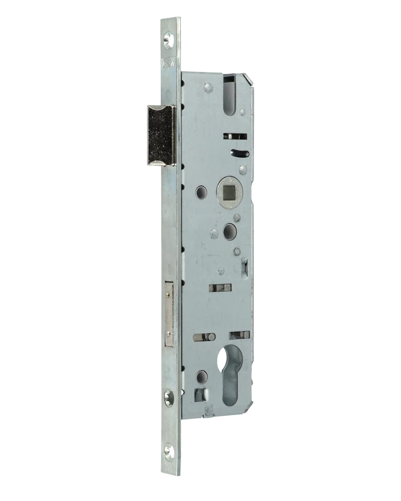 Serrure étroite PZ KFV . Entraxe 92mm avec têtière de 16mm.