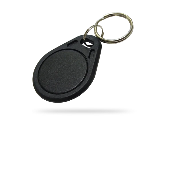 Porte-clés Puce 125 kHz EM4200 - Lecture seule pr-code 40 bits - Noir (PCPR001)