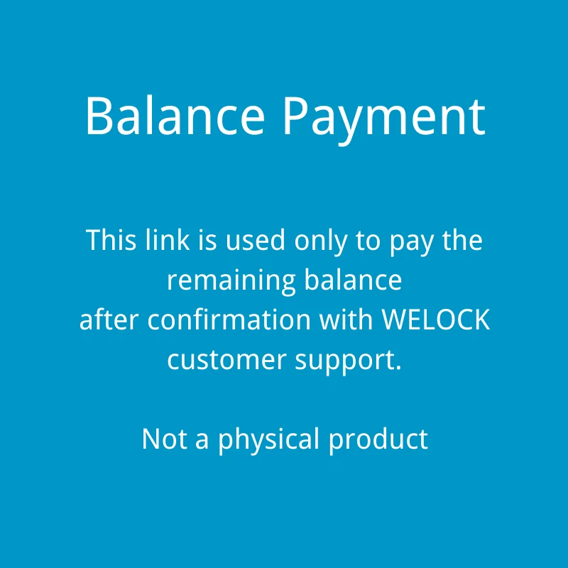 Order Balance Payment – Customer Support Use Only