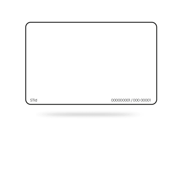Badge ISO PVC Puce 13,56 MHz NXP MIFARE DESFire EV2 8K (CCTW690)