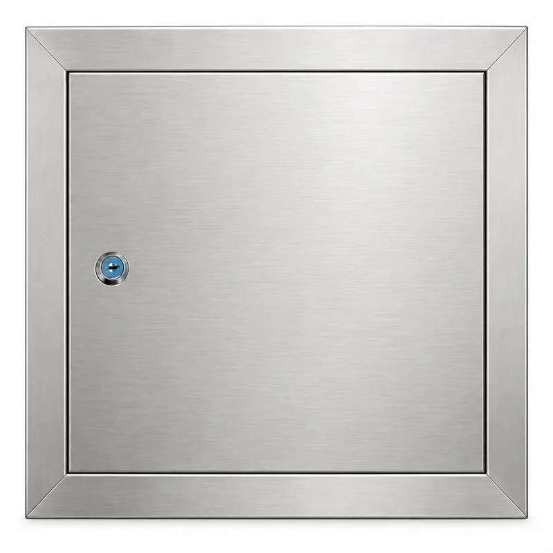 Straight Up Heavy Duty Stainless Steel Drywall Access Door With Smooth Swing Rotary Latch For Wall Or Ceiling Knockout 28 By 28 Inch Utility Service Panel Rig