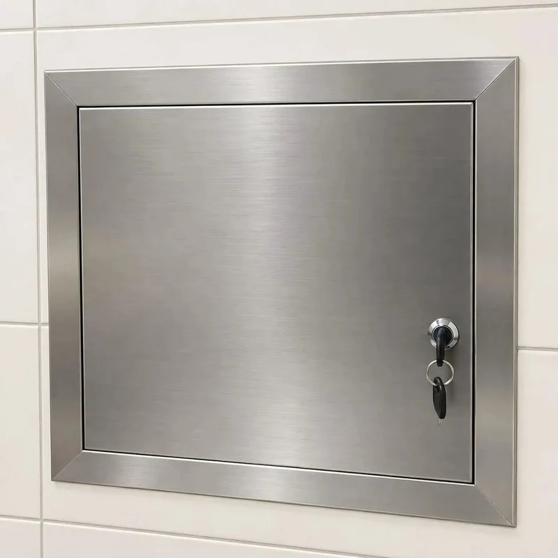 Heavy Duty 28 X 28 Inch Stainless Steel Drywall Access Door Hella Durable Build For Effortless Wall And Ceiling Maintenance Smooth Operation Design With Zero Hassle Install