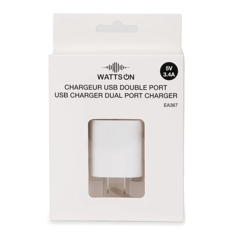 Dual USB-A ports charger