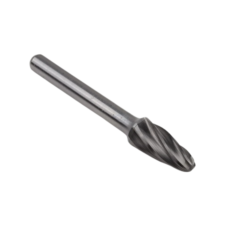 Fraise 10 mm Ø pour l'aluminium. Tige 6mm Ø.