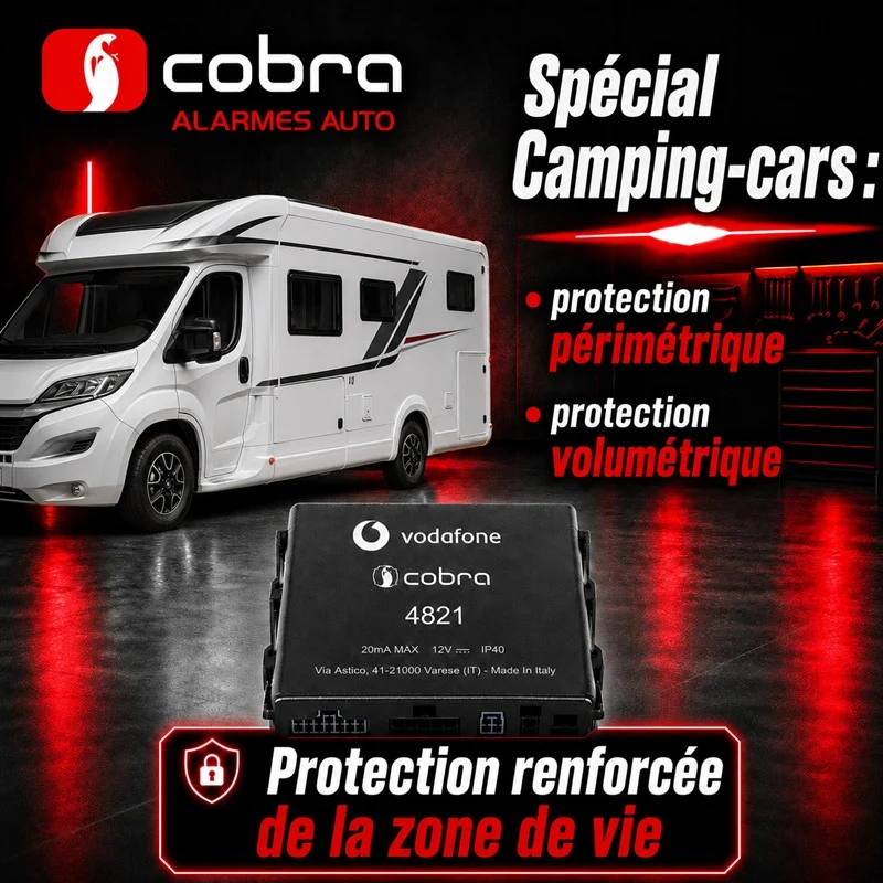 Alarme Camping-car Cobra 4821 CAN BUS