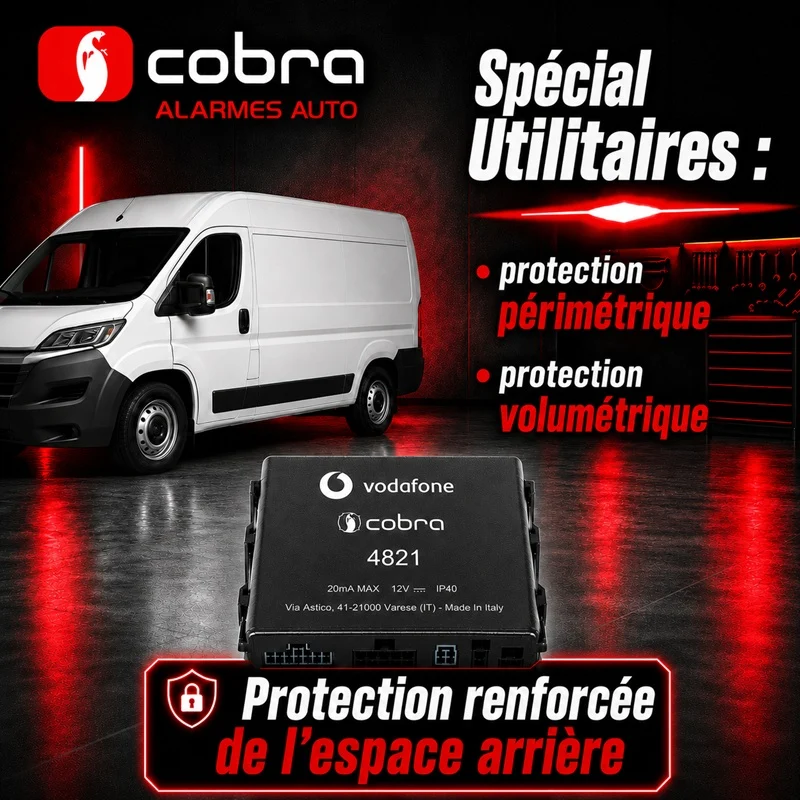 Alarme Utilitaire Cobra 4821 CAN BUS