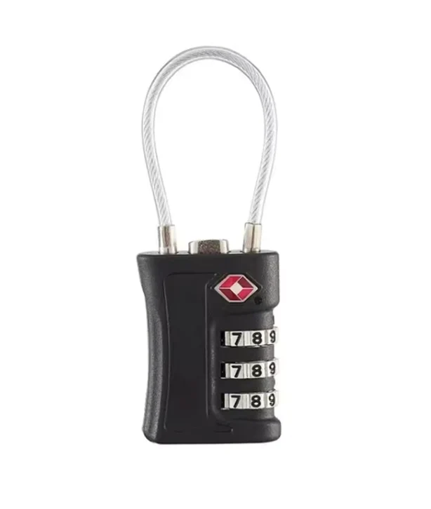 Cadenas TSA Filaire à Combinaison 3 Chiffres — Anti-Vol pour Valise