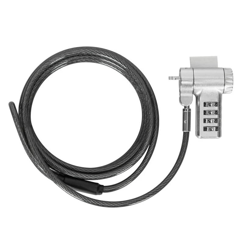 DEFCON® Ultimate Serrure à câble à combinaison universelle sérialisée avec tête de serrure adaptable Slimline - (B2B single pack)