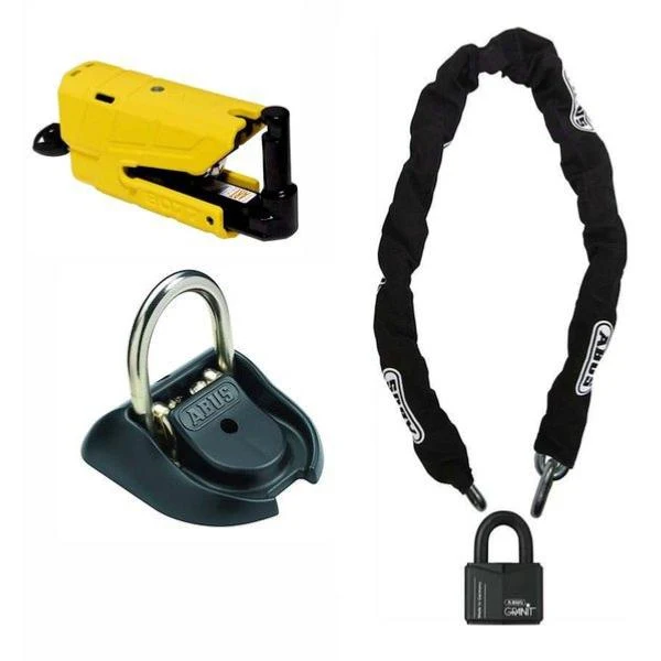 PACK ABUS 1 (bloque-disque + chaîne + ancre)
