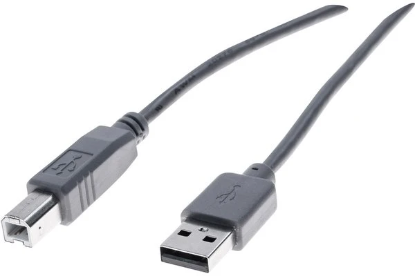 Cordon de connexion USB V2.0 TYPE a A/B 1,8m