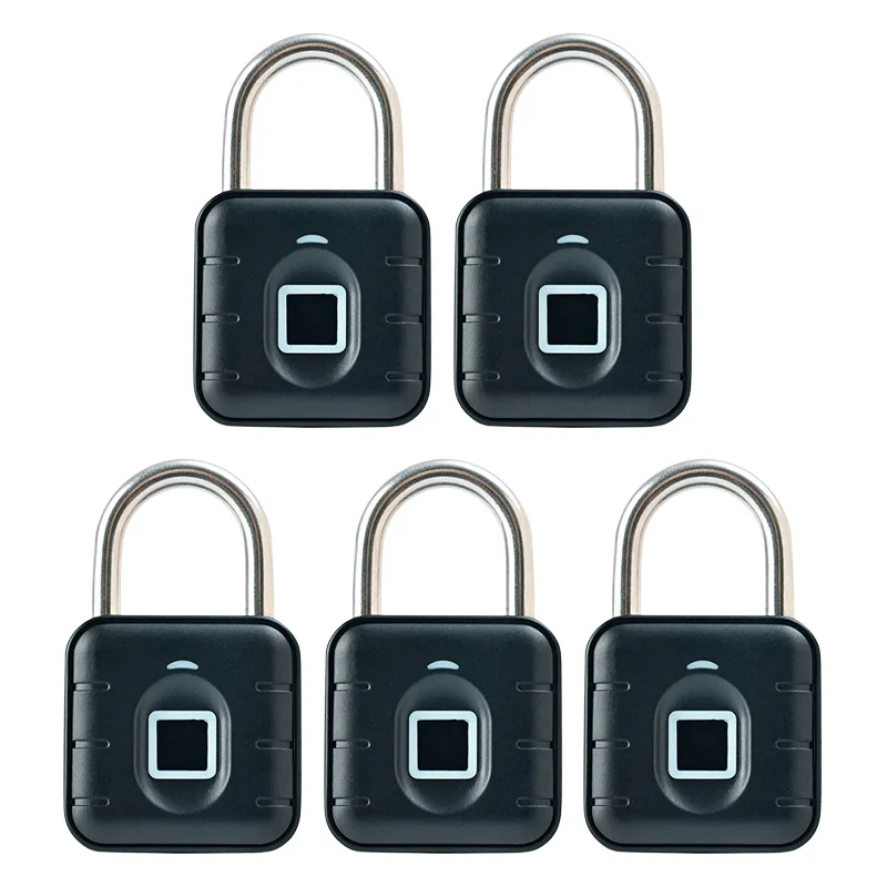 Lucchetto Smart | Lucchetto Impermeabile con Impronte Digitali Ricaricabile USB | Sicurezza Senza Chiave per Uso Esterno
