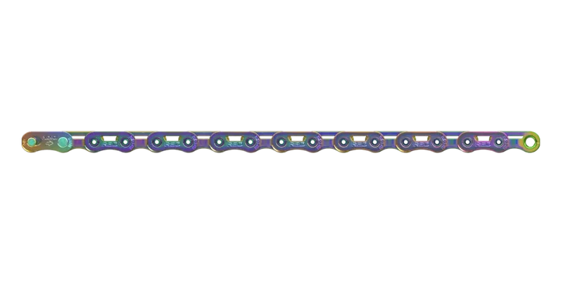 SRAM RED eTap AXS Chain – Flattop 12-Speed, 126 Links, Rainbow Finish