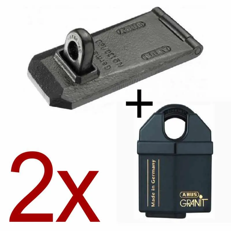 Lot de 2 Antivols Abus Granit pour utilitaires et fourgons