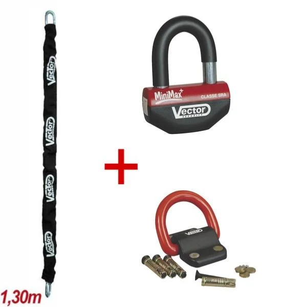PACK VECTOR 2 (bloque-disque + chaîne + ancre)