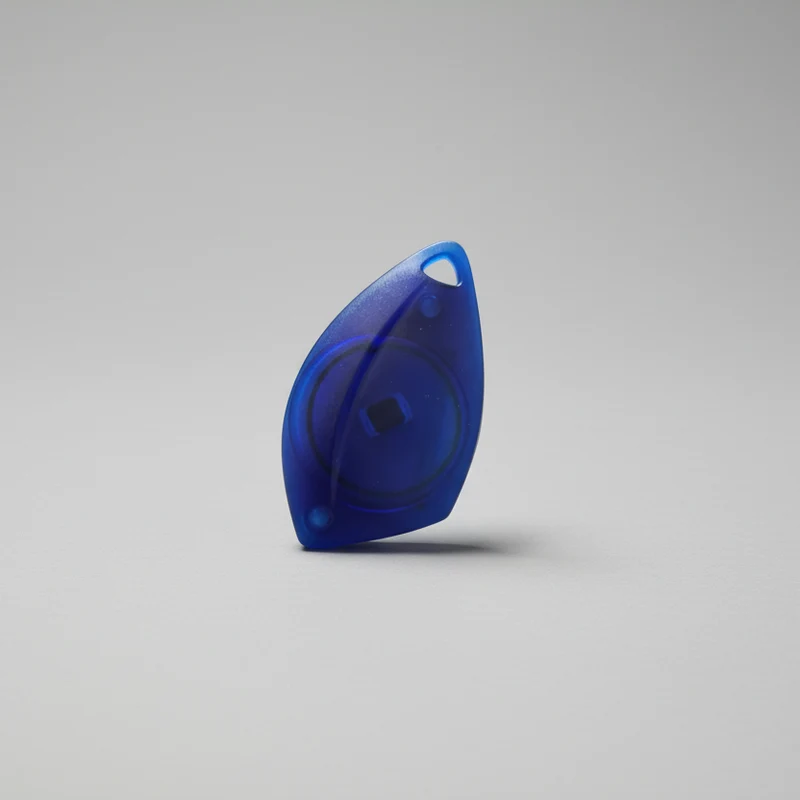 Badge porte-clefs RFID 125 kHz Bleu