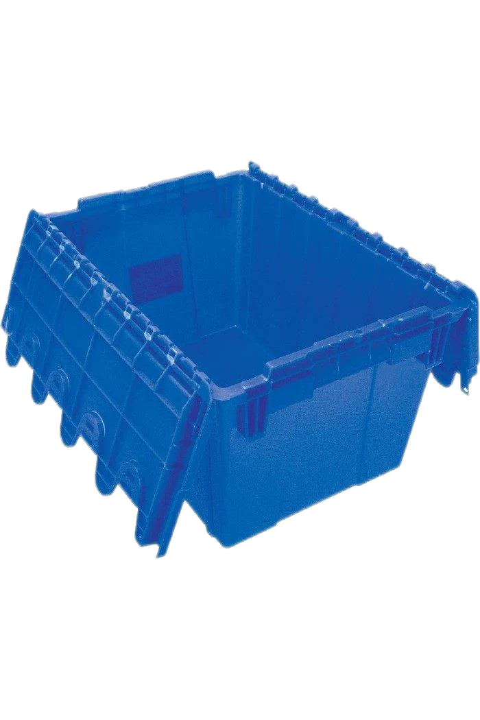 Contenant de distribution en plastique avec dessus basculant