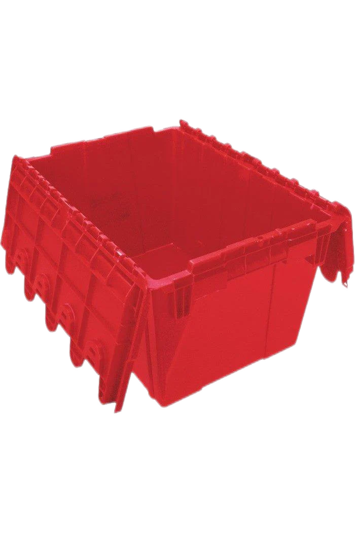 Contenant de distribution en plastique avec dessus basculant