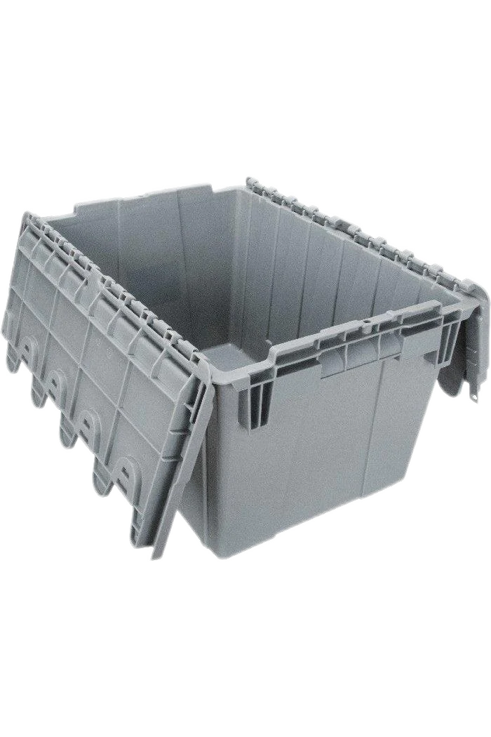 Contenant de distribution en plastique avec dessus basculant