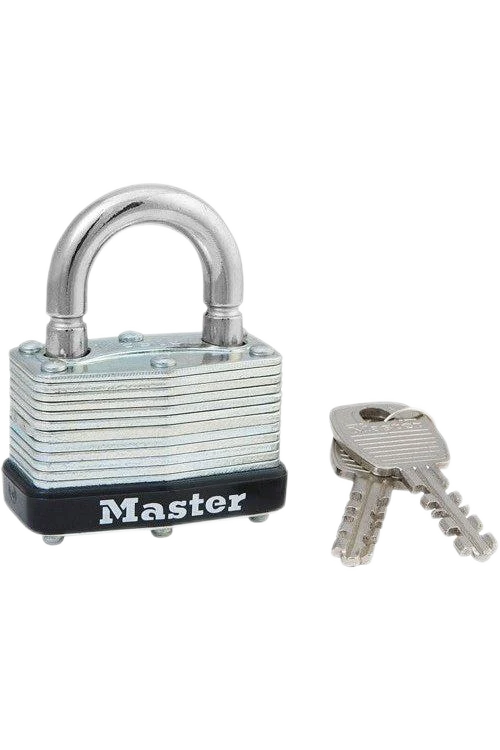 Cadenas laminés-Cadenas protégés en acier laminé économiques Master lock (non recléables)