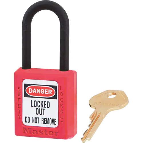 CADENAS SÉCURITÉ DIÉLECTRIQUE ROUGE MASTER LOCK 1-1/2 POUCE