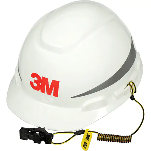 LONGE POUR CASQUE DE SÉCURITÉ, SPIRALE, ATTACHE/BOUCLE SGI620