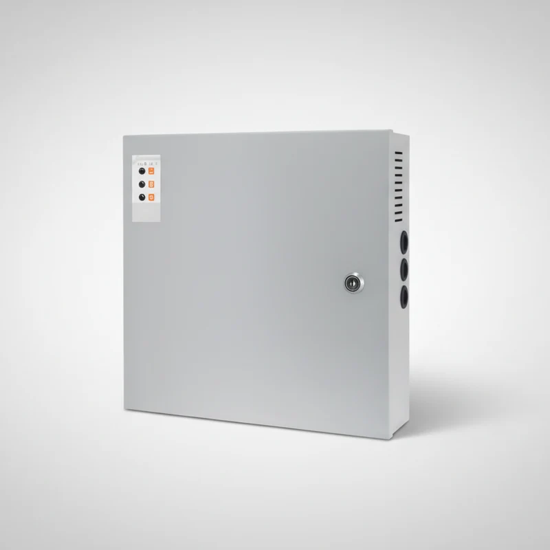 Coffret d'alimentation en métal