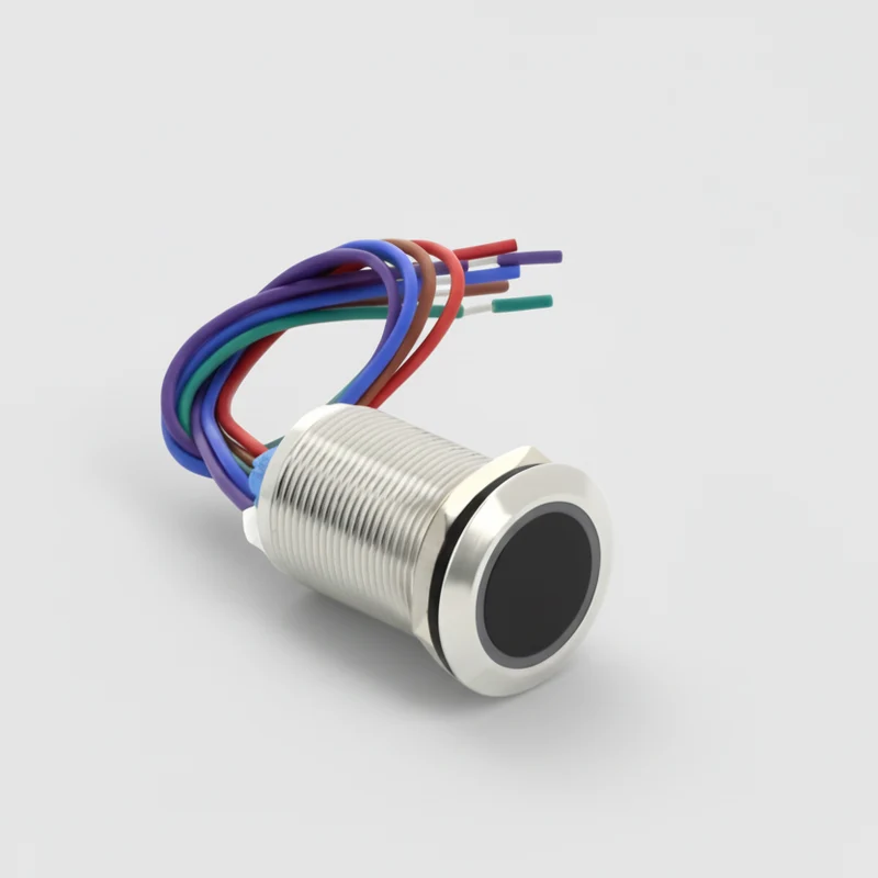 Bouton poussoir infrarouge de 19mm sans contact avec ou sans buzzer